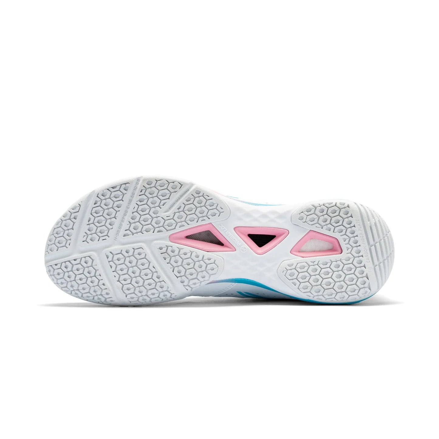 SCARPA DA BADMINTON UNISEX “BLADE II PRO” BIANCO/ROSA/AZZURRO CHIARO – AYZV001-2