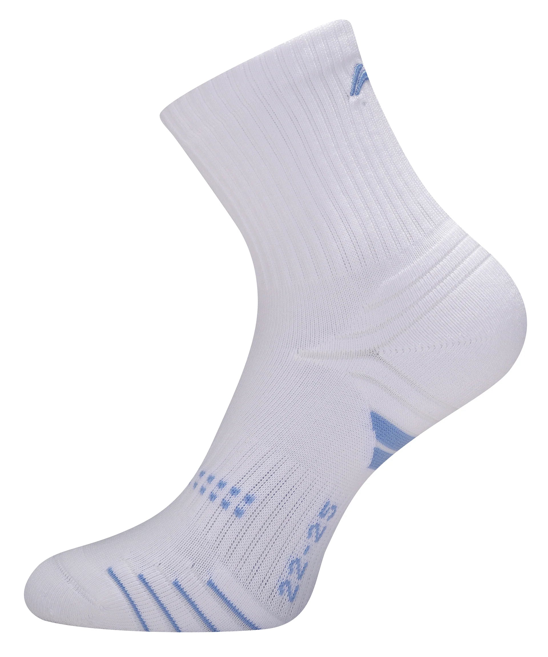 CALZINI SPORTIVI DA DONNA "NEXO" BIANCO/BLU – AWSV162-2