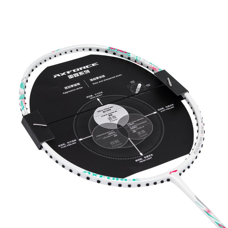 Racchetta AXFORCE BIGBANG 7U bianca – Non Incordata AYPS275-1/AYPT291-7