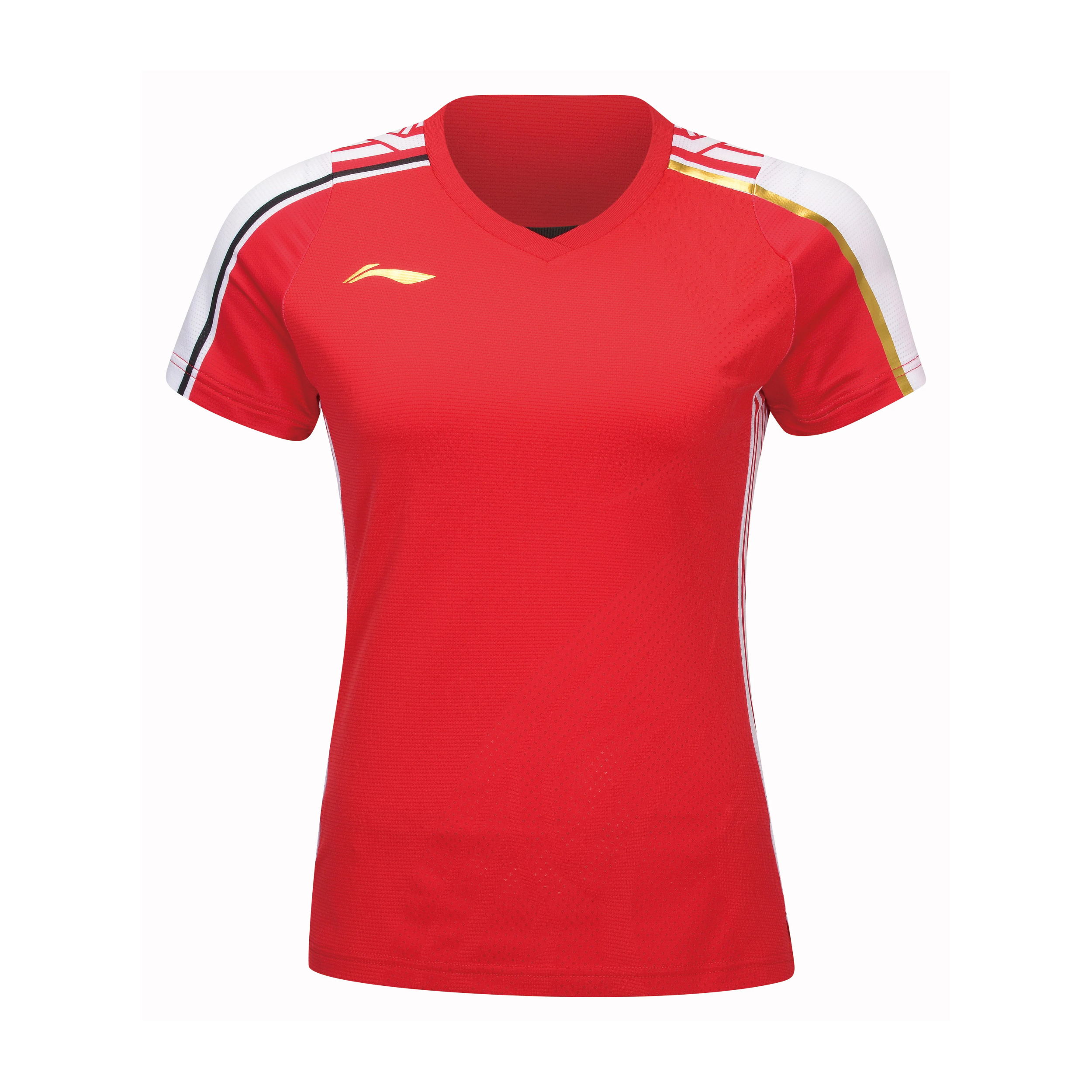 MAGLIA DONNA “INTERNATIONAL STARS” - ROSSO/BIANCO - AAYT074-2