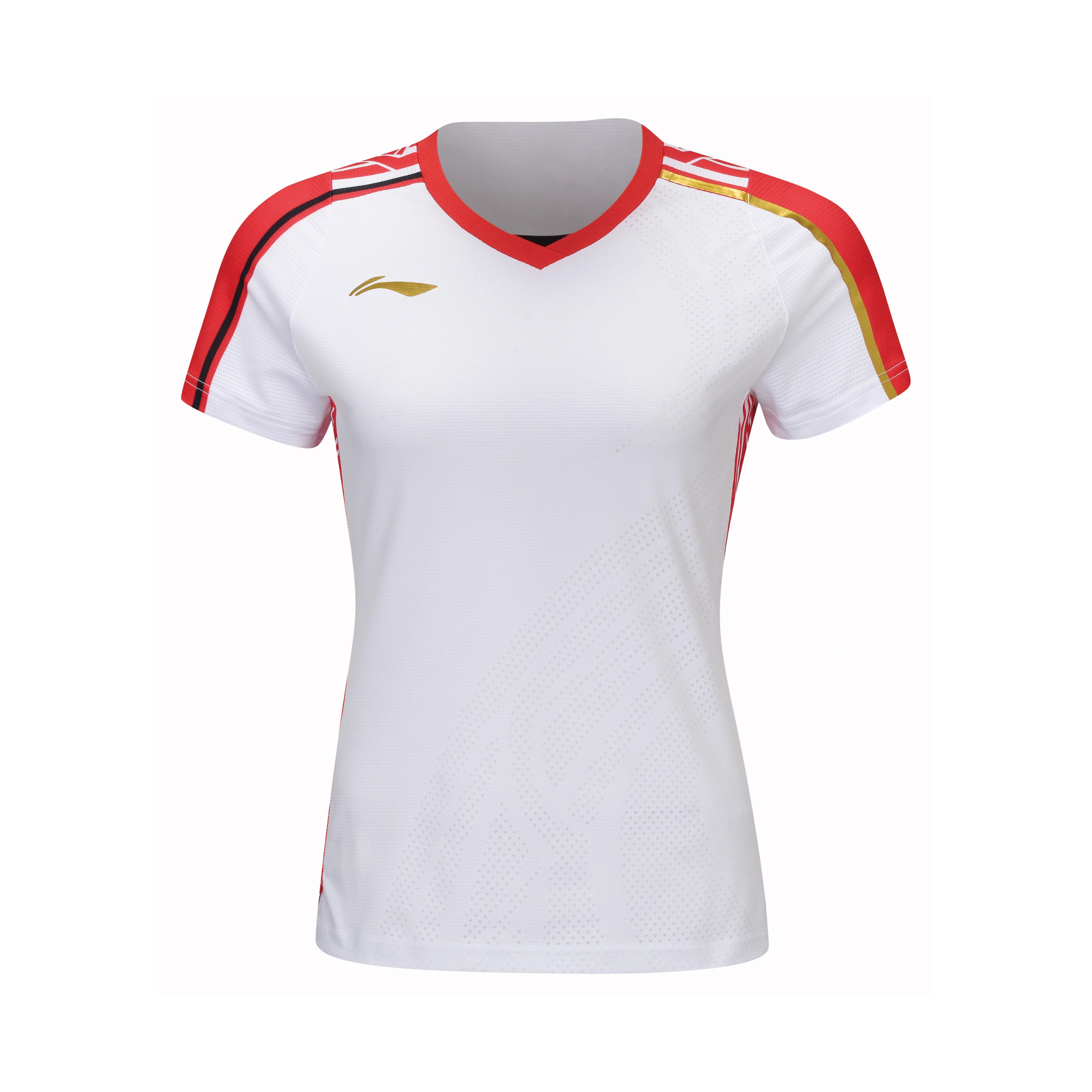 MAGLIA DONNA “INTERNATIONAL STARS” - BIANCO/ROSSO - AAYT074-1