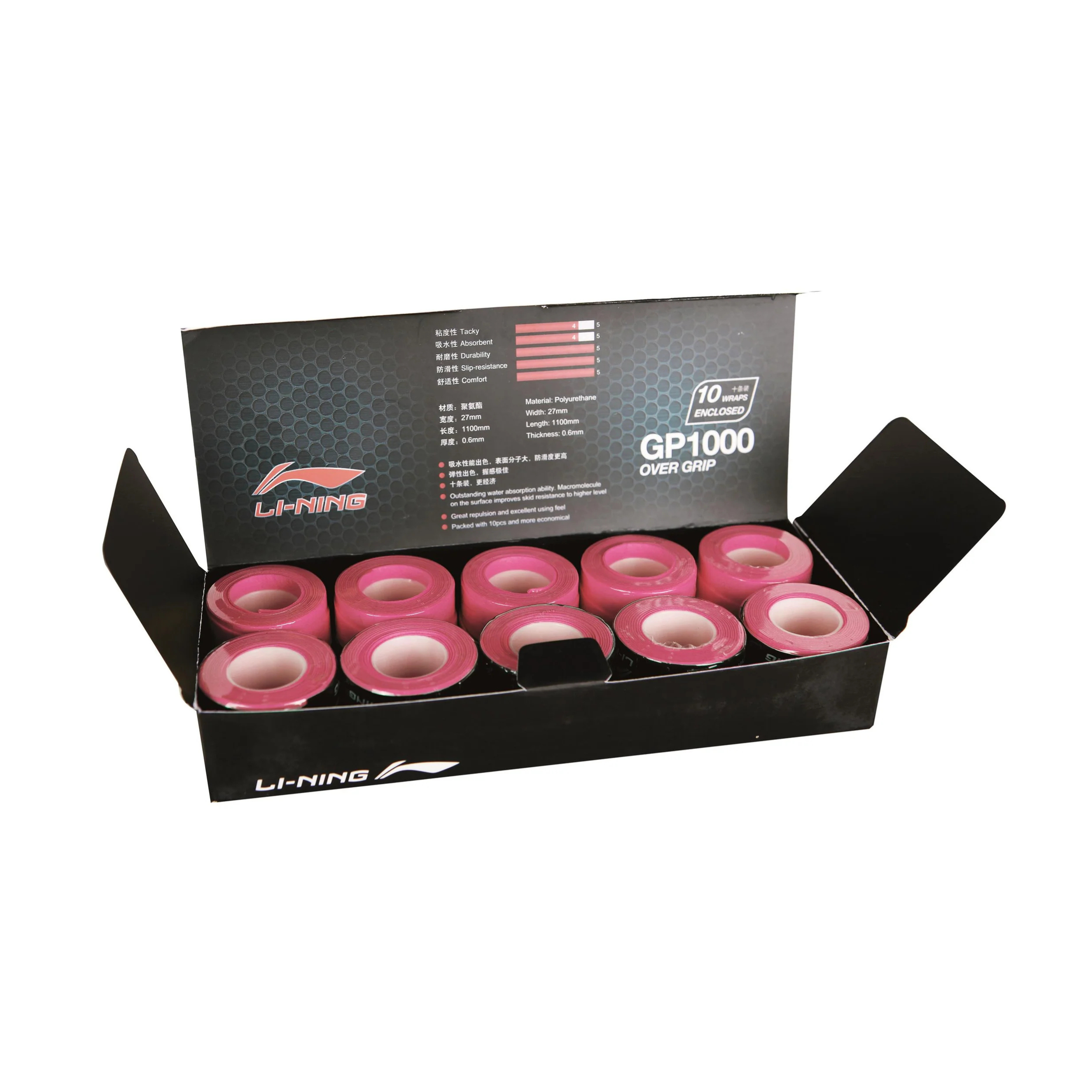 OVERGRIP GLUE 10ER BOX ROSA - AXSF002