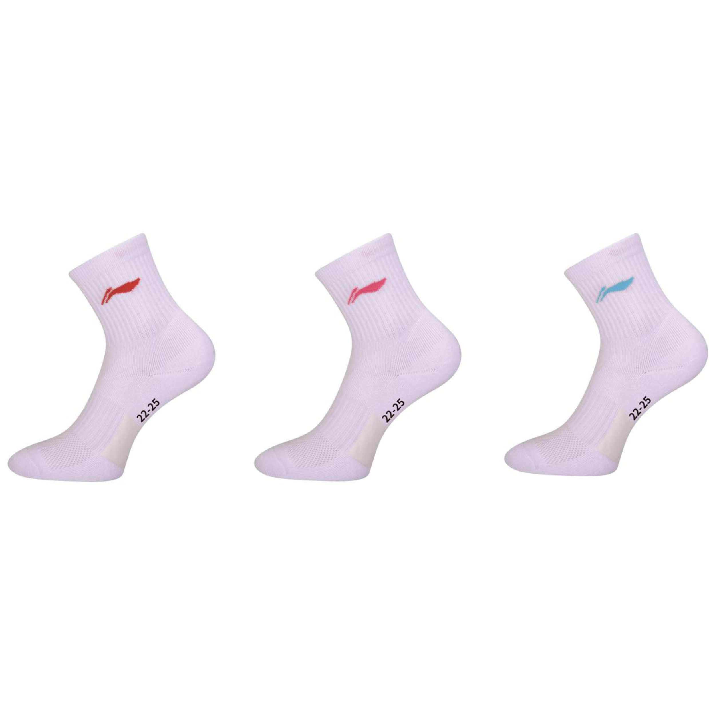 Calze sportive confezione da tre (3-pack) - AWTS005-2 22-25 cm (M)