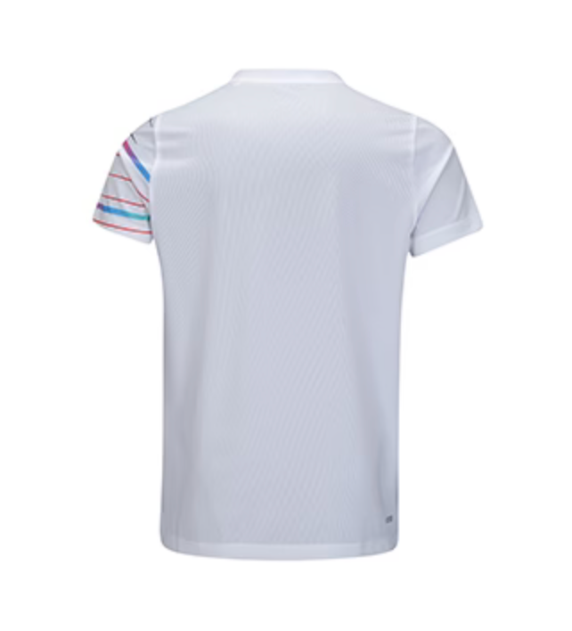 MAGLIETTA SPORTIVA PER BAMBINI “STRIPES” BIANCA - AAYV090-2