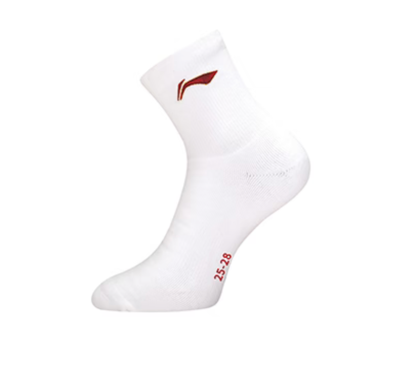 CALZE BIANCHE/ROSSE - AWSU059-2 25-28 CM (L)