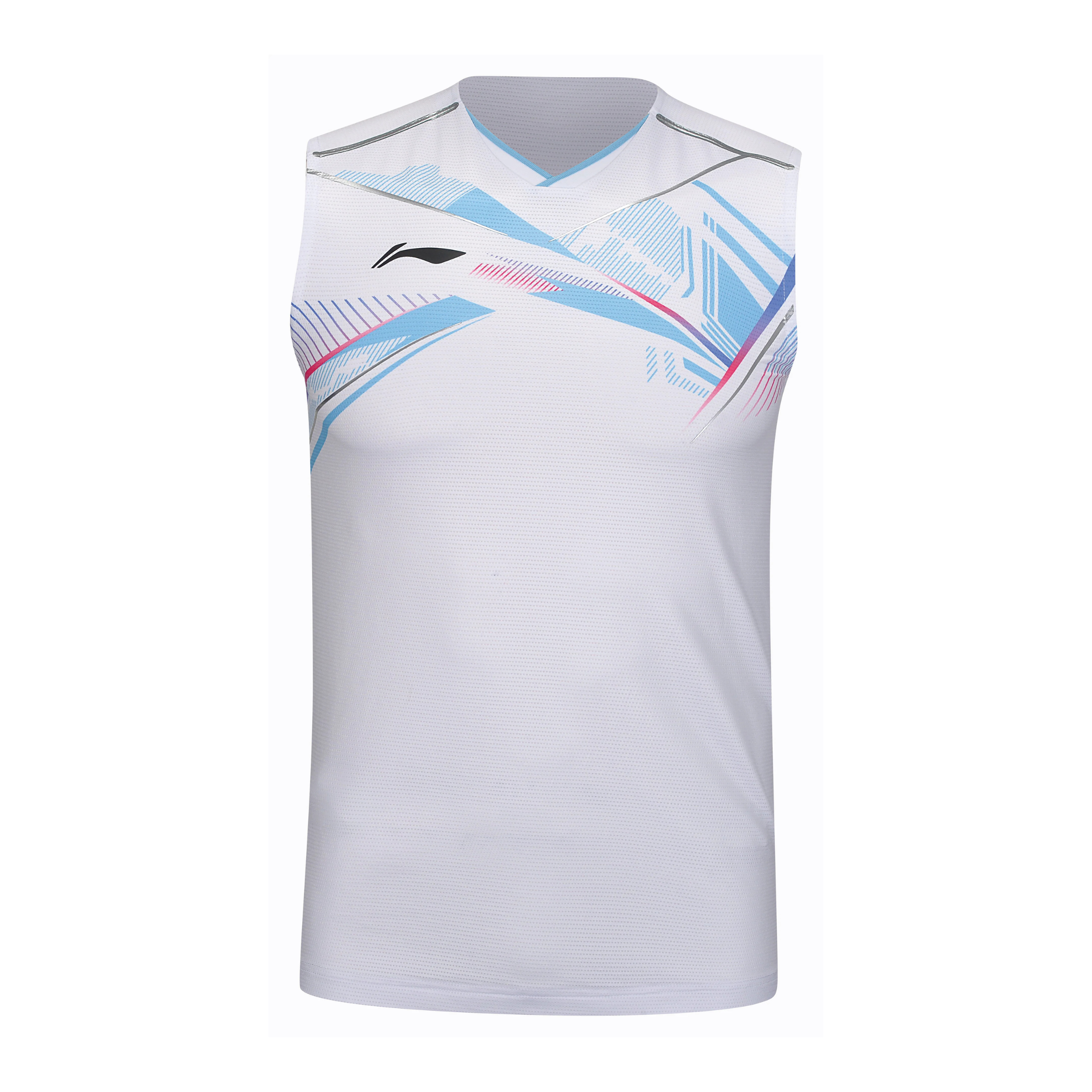 CANOTTA SPORTIVA UOMO "INTERNATIONAL PLAYERS" GLACIER - BIANCO - AVST105-1