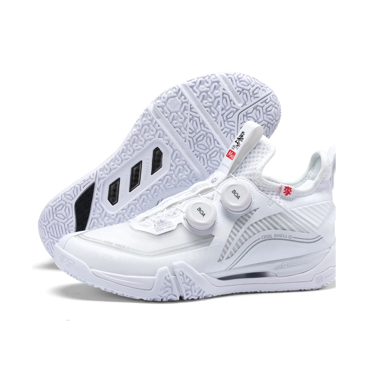 SCARPA DA BADMINTON UNISEX SAGA 2 BOA MAX – BIANCO – AYAT001-1