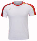 MAGLIA SPORTIVA UOMO “INTERNATIONAL STARS” BIANCO/ROSSO - AAYT073-1