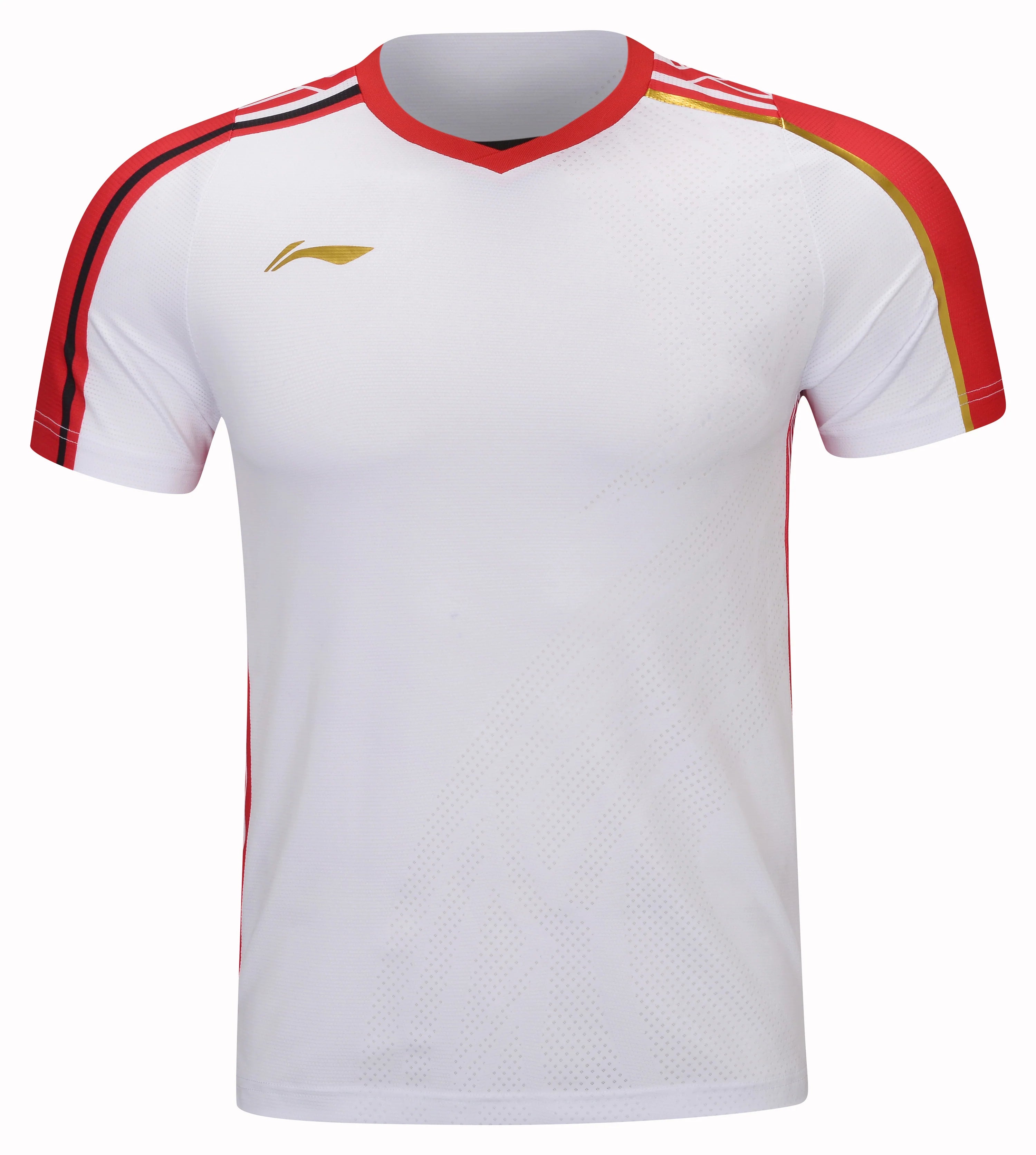 MAGLIA SPORTIVA UOMO “INTERNATIONAL STARS” BIANCO/ROSSO - AAYT073-1