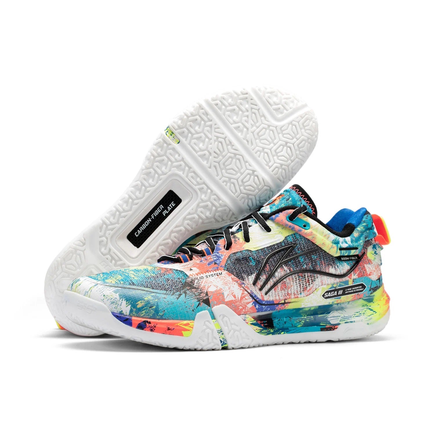 SCARPA DA BADMINTON '' SAGA 3 PRO '' multicolore -