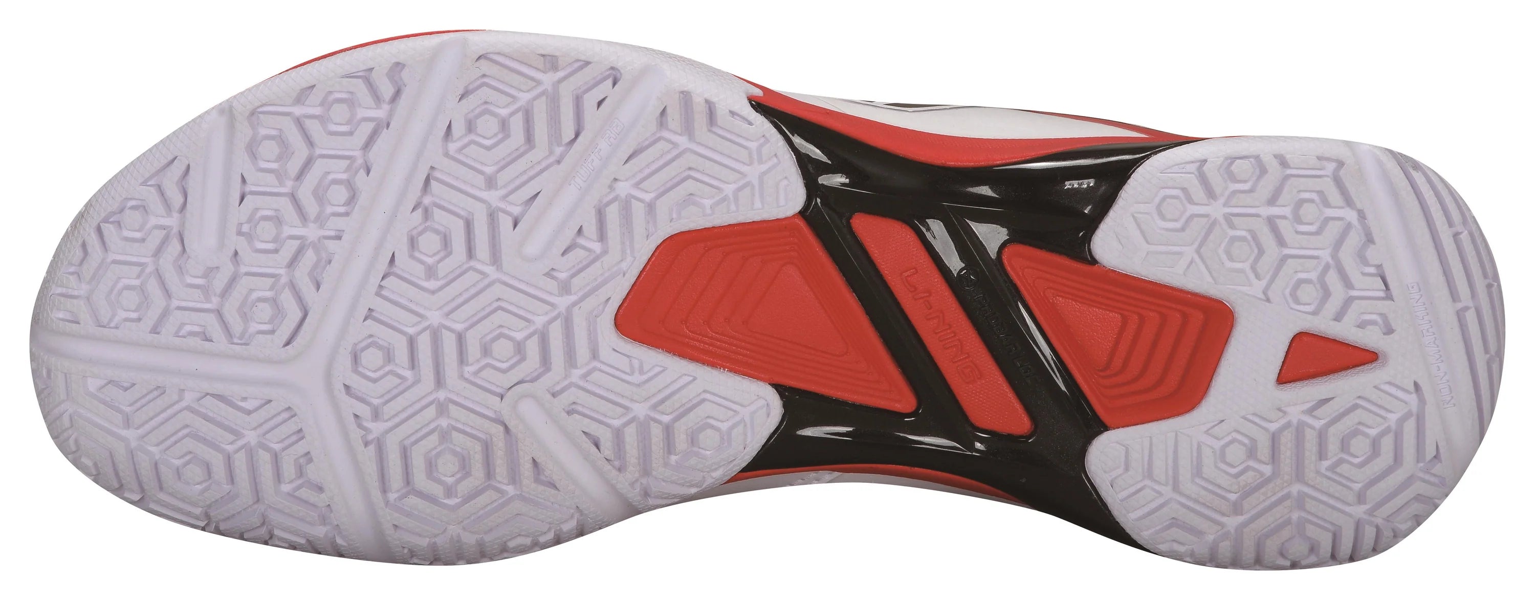 SCARPA DA BADMINTON UNISEX "BLADE LITE" – BIANCO/ROSSO – AYZT005-4