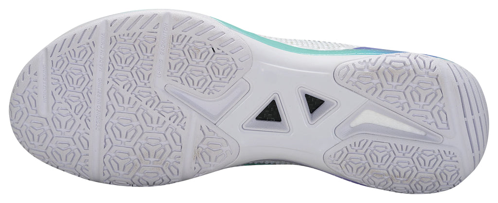 SCARPA DA BADMINTON UNISEX DONNER 2 – BIANCO/VIOLA – AYZU015-1