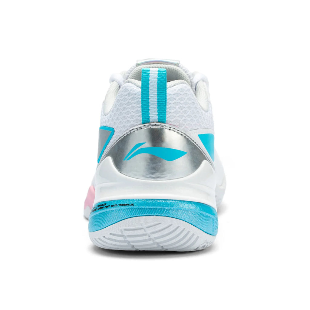 SCARPA DA BADMINTON UNISEX “BLADE II PRO” BIANCO/ROSA/AZZURRO CHIARO – AYZV001-2