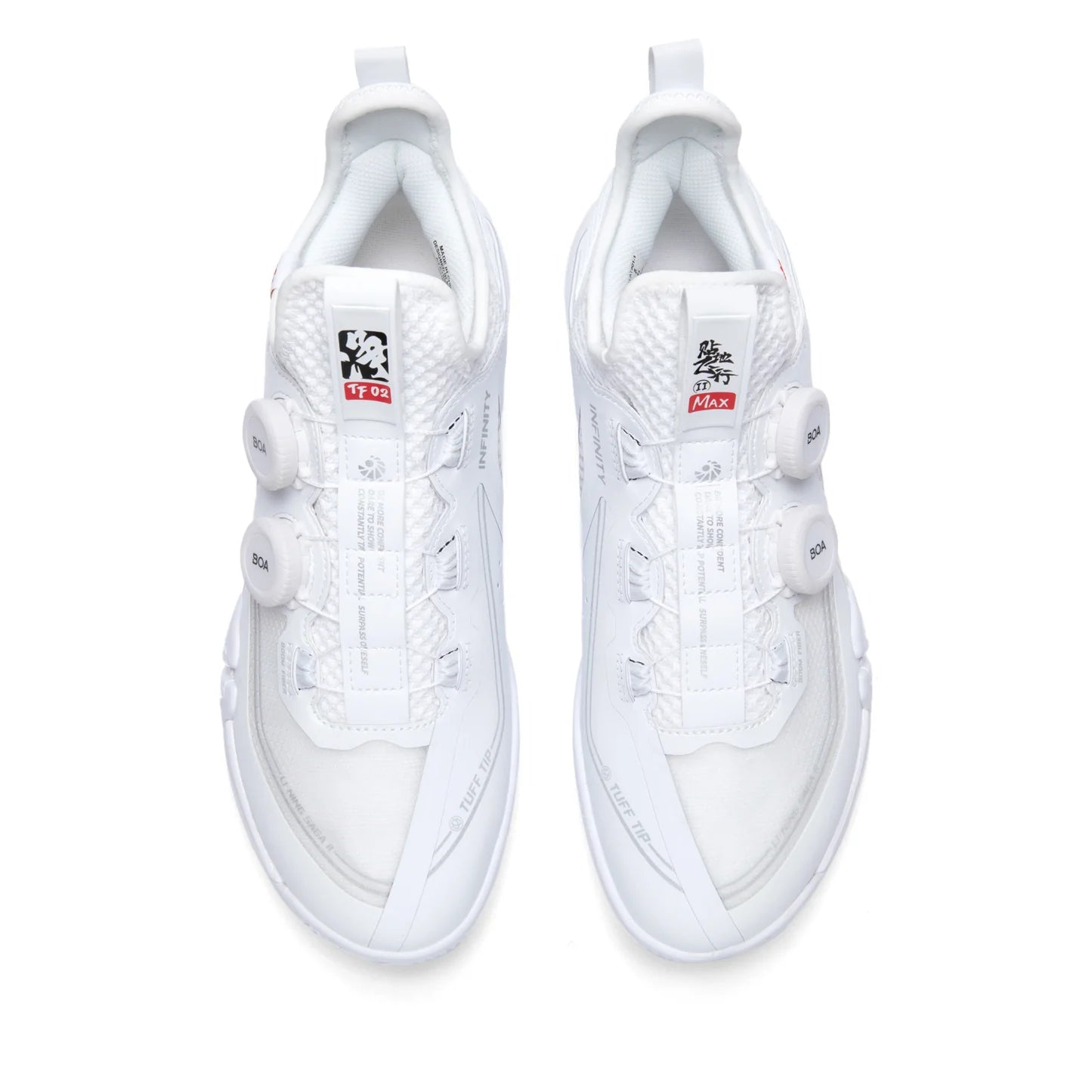 SCARPA DA BADMINTON UNISEX SAGA 2 BOA MAX – BIANCO – AYAT001-1