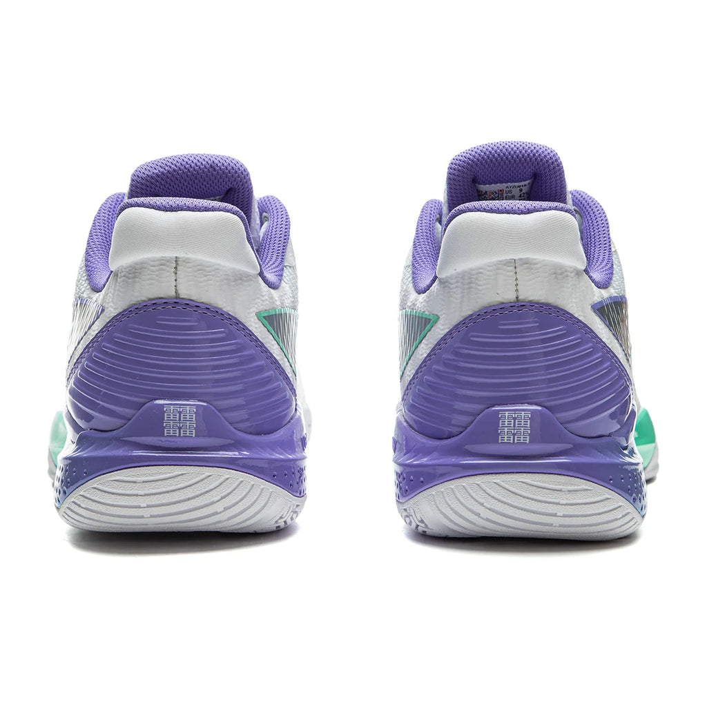 SCARPA DA BADMINTON UNISEX DONNER 2 – BIANCO/VIOLA – AYZU015-1
