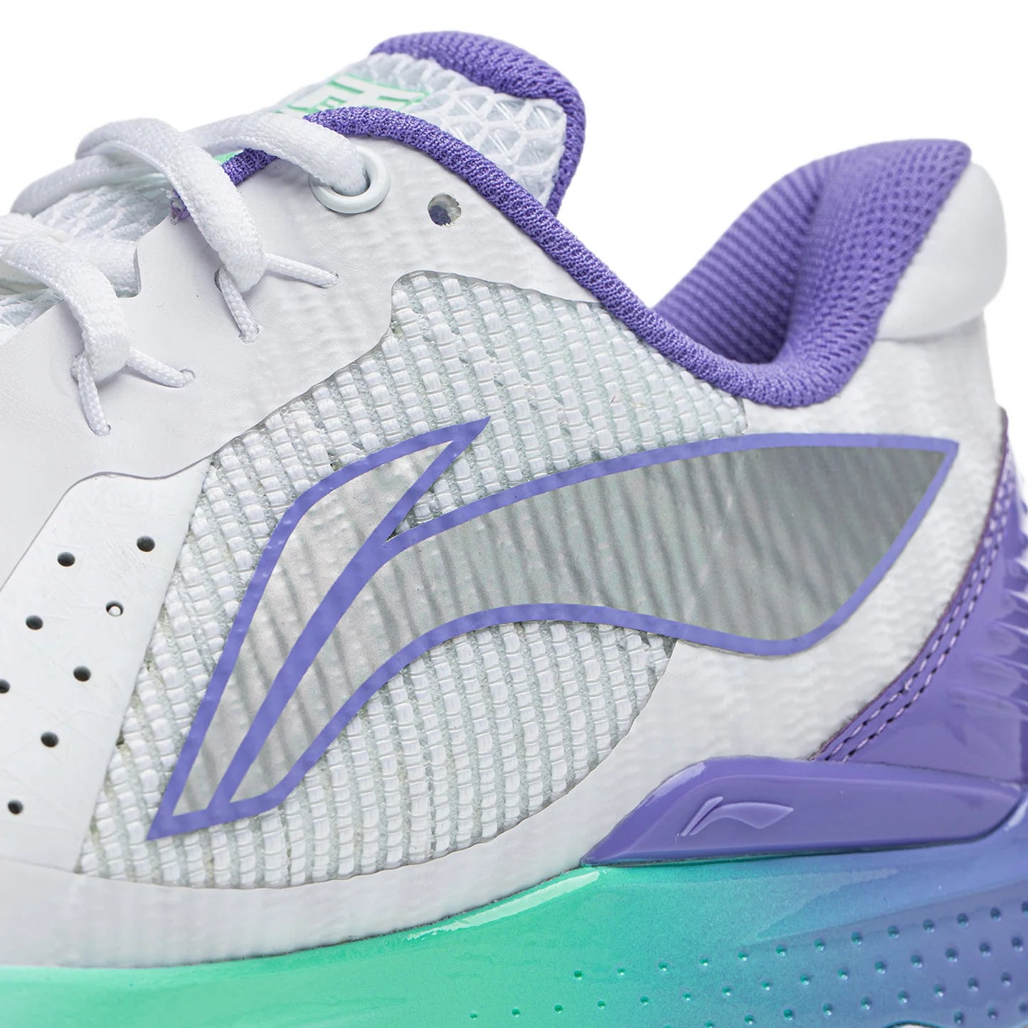 SCARPA DA BADMINTON UNISEX DONNER 2 – BIANCO/VIOLA – AYZU015-1