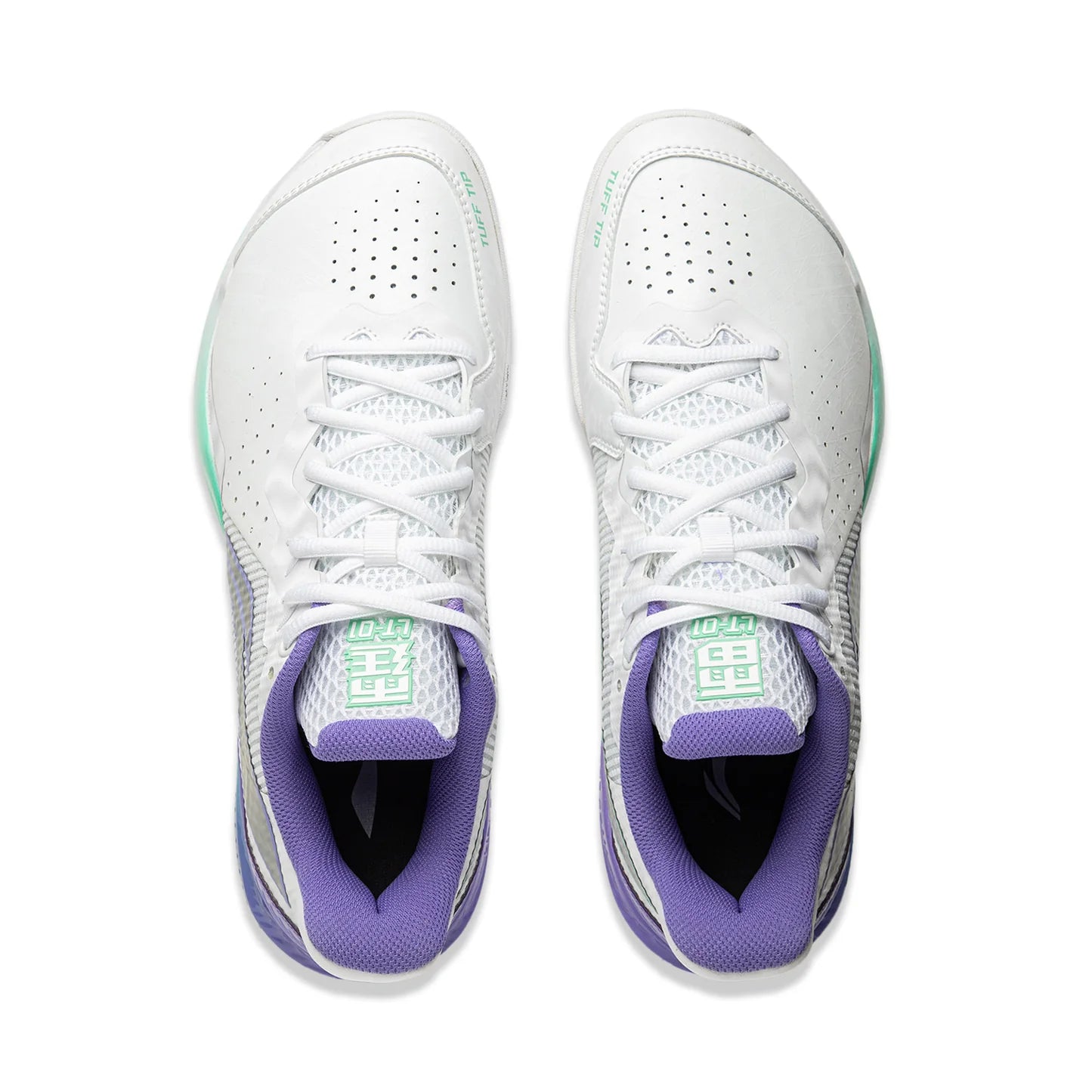 SCARPA DA BADMINTON UNISEX DONNER 2 – BIANCO/VIOLA – AYZU015-1